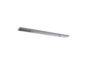 D0832CH  Hayes 3 Hole 700 x 100mm Linear Ceiling Plate Polished Chrome